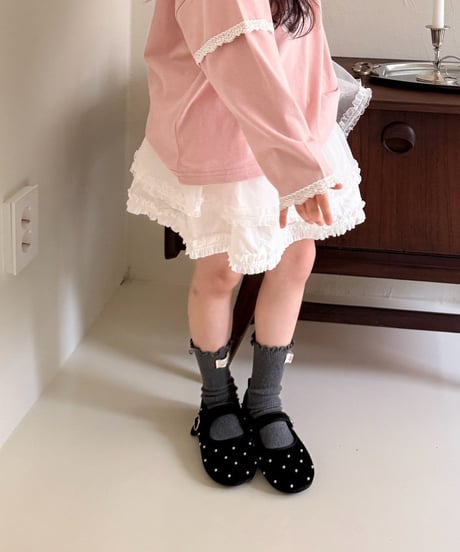47[予約]COMMA frill shirring skirt
