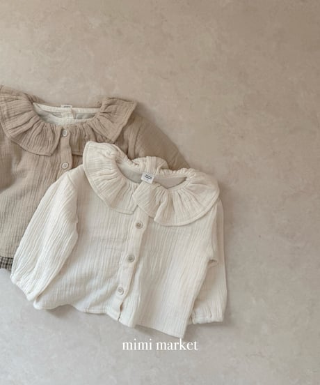 19[予約]mimi market outback frill shirt