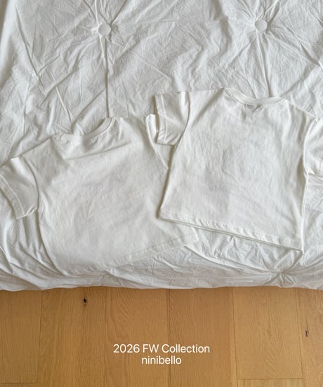 2[予約]ninibello western short sleeve tee