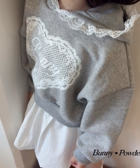 35[予約]bunny powder lisenne hood mtm