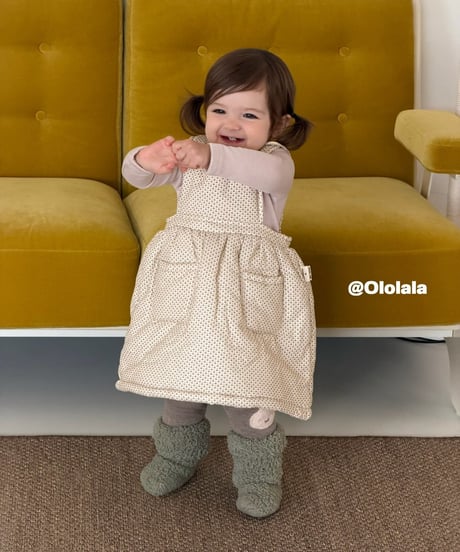 40[予約]ololala cream berry dress
