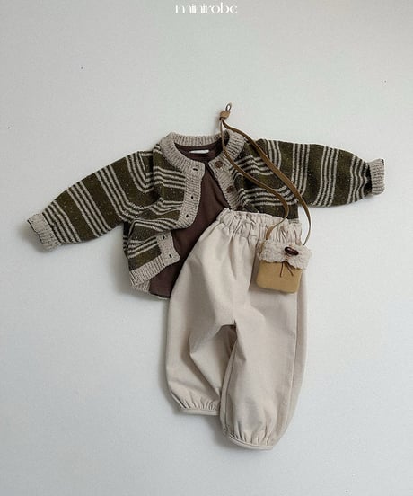 22[予約]minirobe bonbon high waisted pants