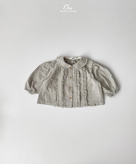 34[予約]onu petit frill blouse