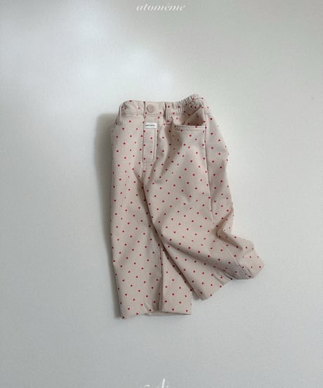 25[予約]atomeme heart corduroy pants
