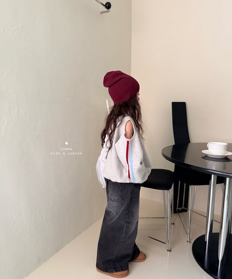 25[予約]COMMA slit sleeve mtm