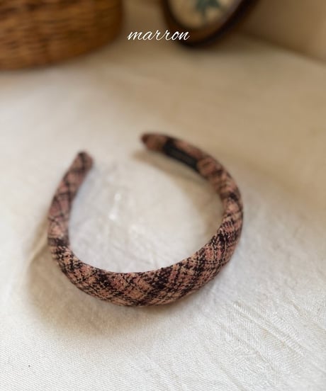 64[予約]marron eve headband