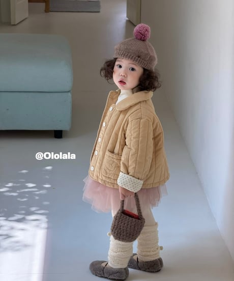 8[予約]ololala fluffy muscat padded jumper