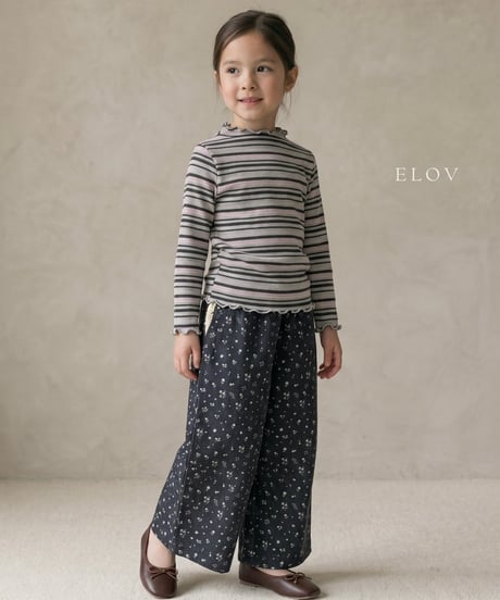 5[予約]elov&monpetitbebe risha stripe tee