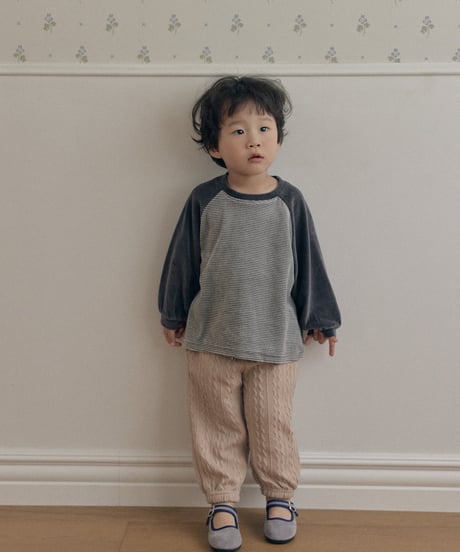29[予約]送料無料 the beige knit jogger pants