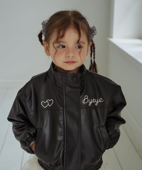 16[予約]momoann leather jacket