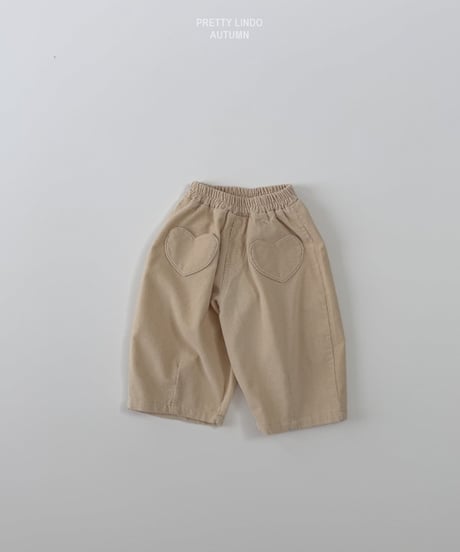 64[予約]LINDO romantic heart pants