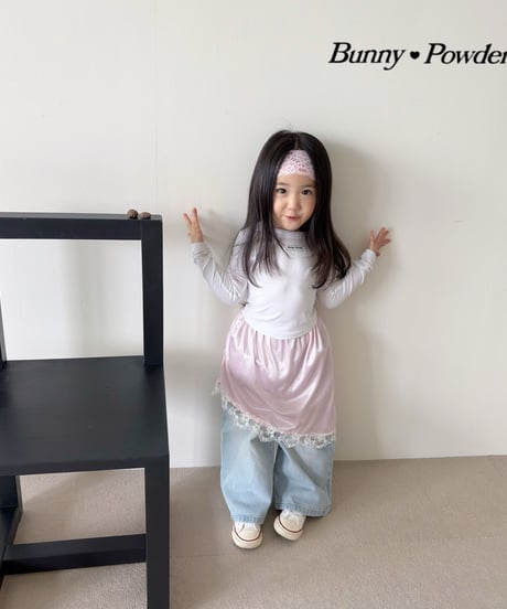 67[予約]bunny powder slim skirt