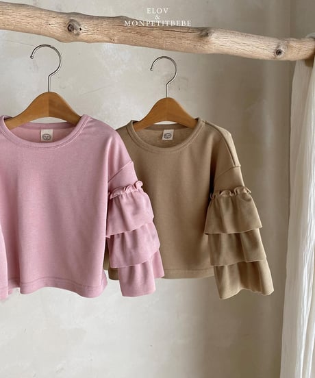 3[予約]elov&monpetitbebe loulou cancan tee