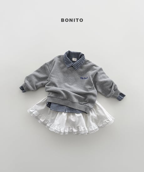 47[予約]bonito check shirt