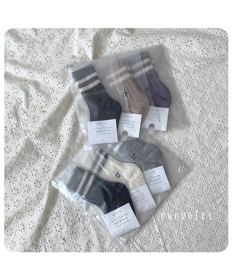 54[予約]nunubiel dandy socks