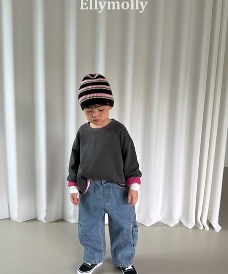 46[予約]ELLYMOLLY rough two tone dyed mtm