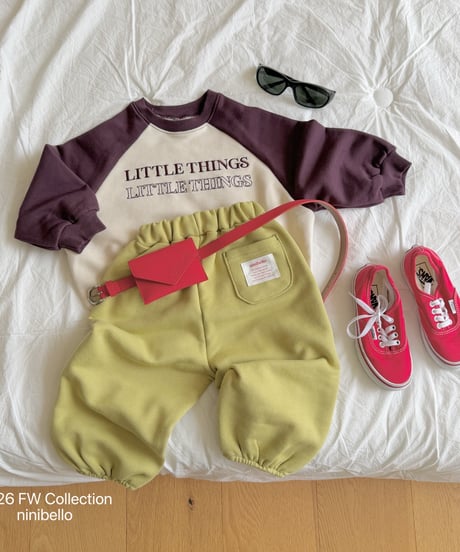 20[予約]ninibello little bear raglan mtm
