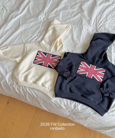 21[予約]ninibello london patch hoodie
