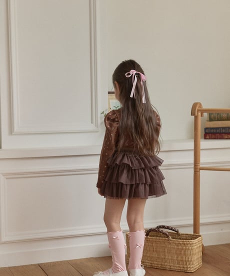 4[予約]berryberry autumn tiered skirt
