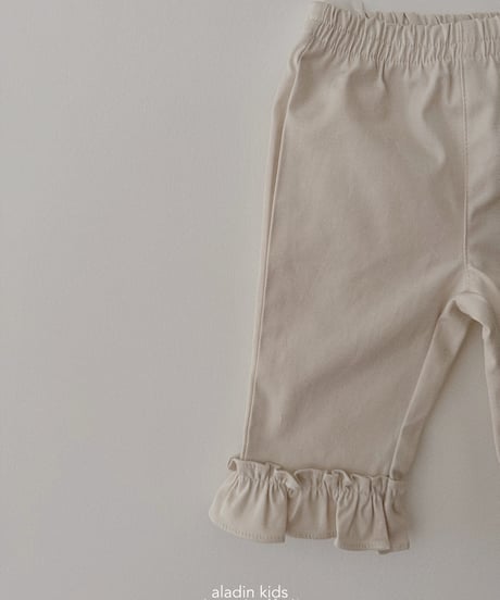 11[予約]aladin capri frill pants