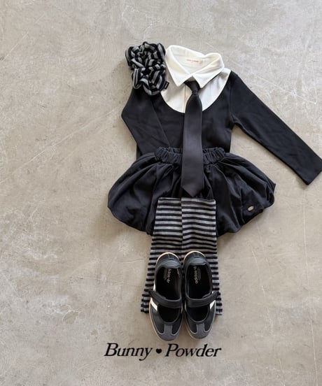 68[予約]bunny powder knit scrunchie