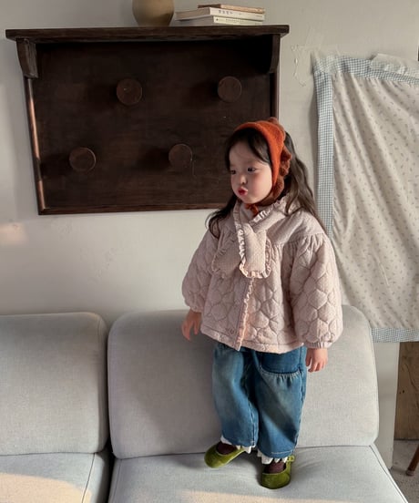 2[予約]aiai lace pocket denim pants