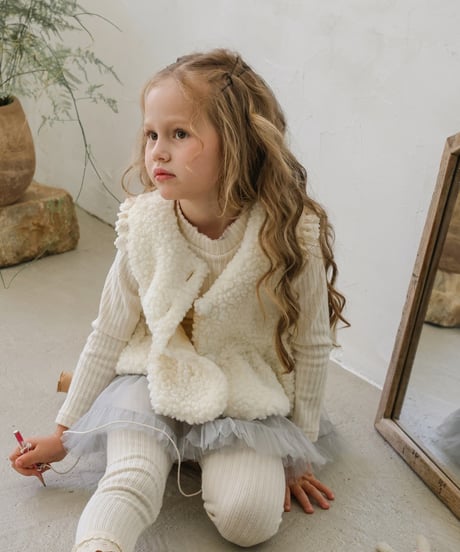 11[予約]FLO soft fur vest