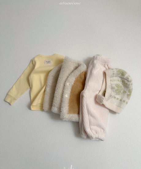 28[予約]atomeme buttering fleece pants