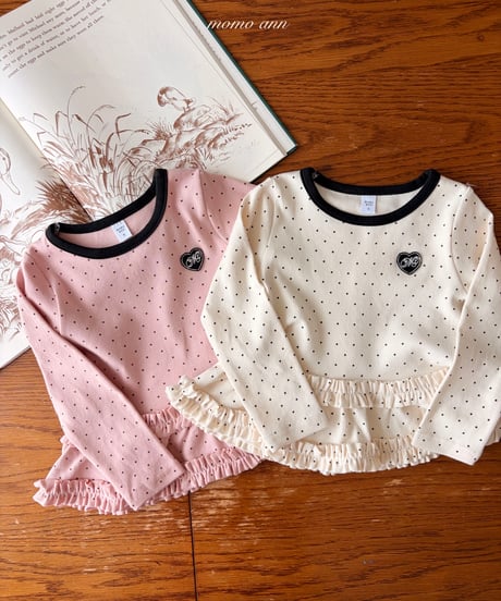 9[予約]momoann dot frill t