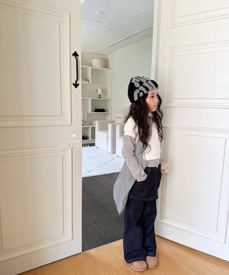 33[予約]COMMA skirt denim pants