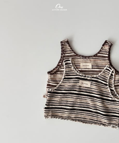 37[予約]onu knit vest