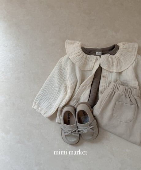 19[予約]mimi market outback frill shirt