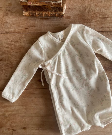37[予約]anneshirley floral newborn romper