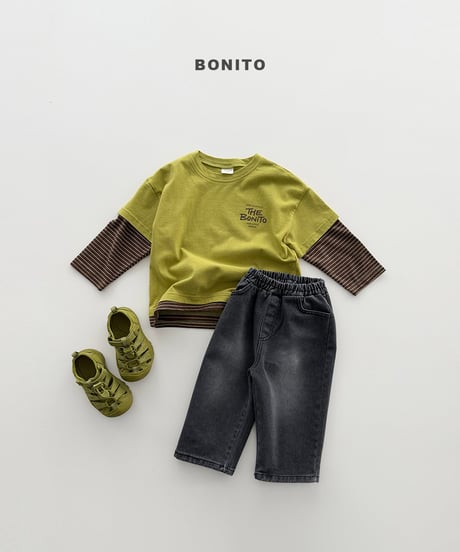 9[予約]bonito short sleeve layered tee