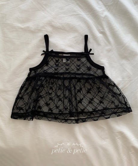 20[予約]petit&petit mesh bustier