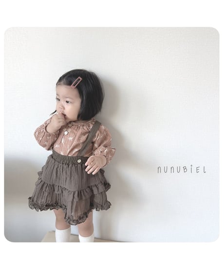 15[予約]nunubiel bebe narcissus blouse