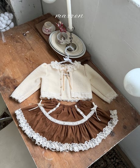 3[予約]marron chloe cardigan(XS-L)