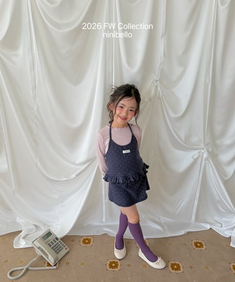 14[予約]ninibello vivi eyelet halter neck top