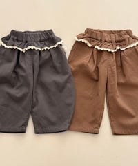 4[予約]ololala bella free baggy pants