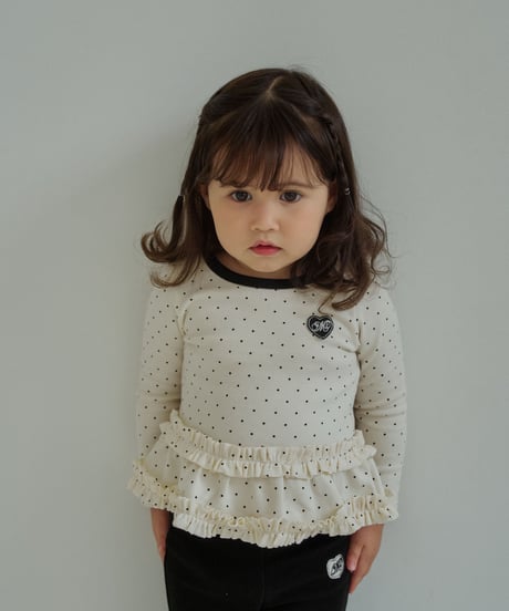 9[予約]momoann dot frill t
