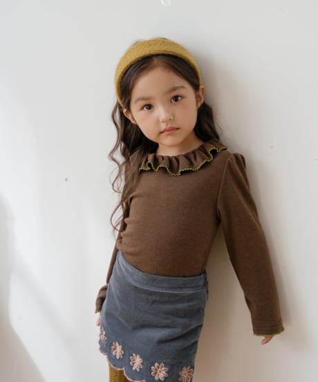 22[予約]OREN bella embroidered skirt pants