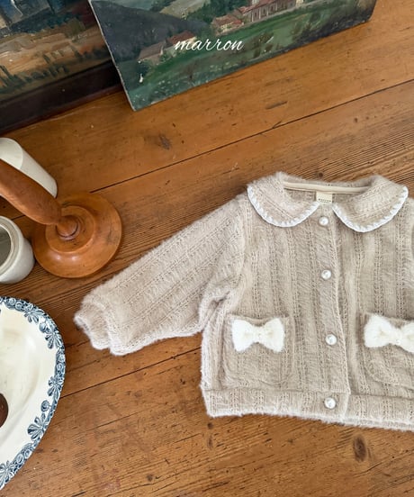 7[予約]marron chloe cardigan(XS-L)