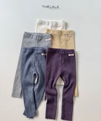 27[予約]thelala stretchy rib leggings