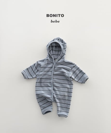 58[予約]bonito st terry hooded suit(6-18m)