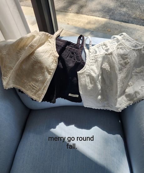 7[予約]merry go round fall garden bustier