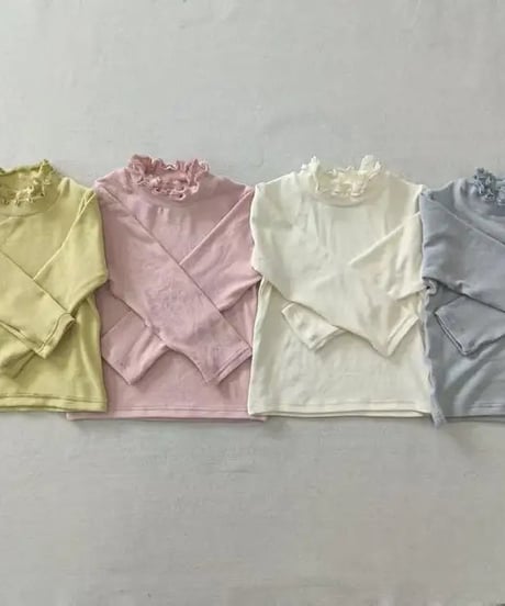 10[予約]aiai soft frill tee