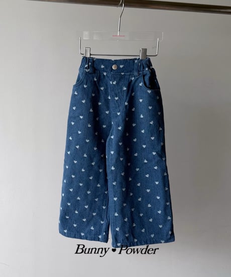 48[予約]bunny powder lovely denim pants