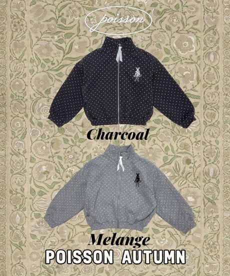 3[予約]poisson dot bunny zip-up