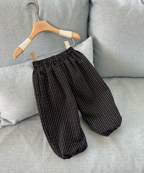 31[予約]monbebe jacquard jogger pants