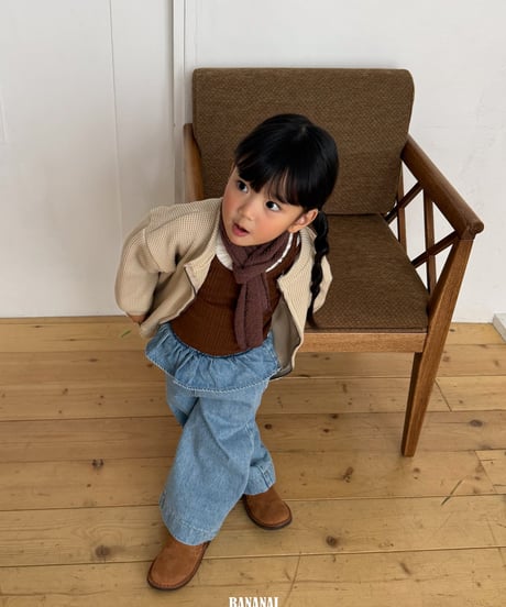 3[予約]BANANAJ waffle jacket